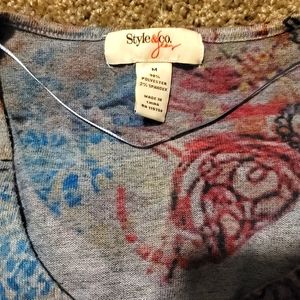 Womens short sleeve tunnic